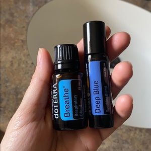 DoTERRA Breathe and Deep Blue roll on